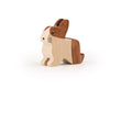 Rabbit netherland brown (4x3x1,6cm)